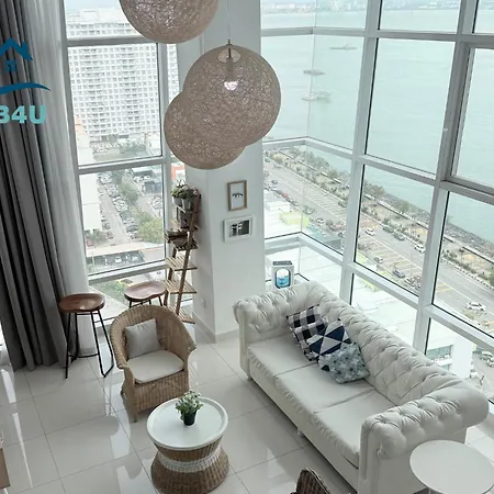 Duplex Seaview Comfort Stay In City By Iz George Town Exterior photo